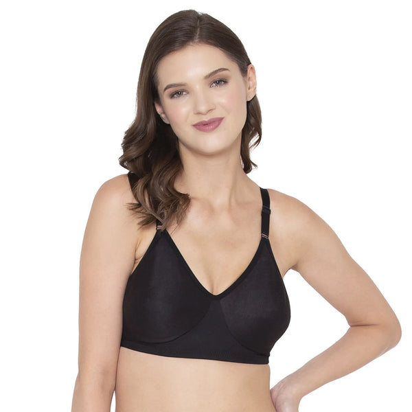 Souminie SEAMLESS Full Coverage Non-Wired Bra with Double Layered 100% Cotton Cups