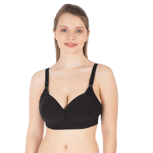 Tweens LITE WITE Non-Wired Full Coverage Cotton Bra - Lightly Padded Minimiser with Moulded Cups