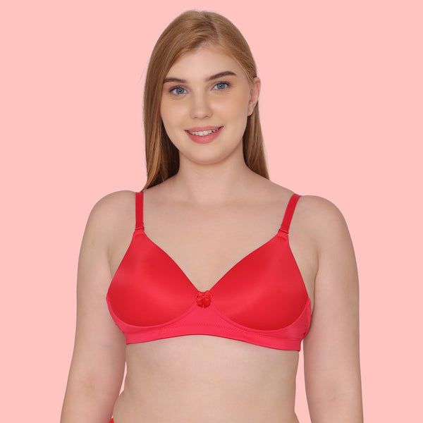 Tweens T-Shirt Bra - Lightly Padded, Non-Wired, 3/4th Coverage, Super Soft - 2 Mm Padding