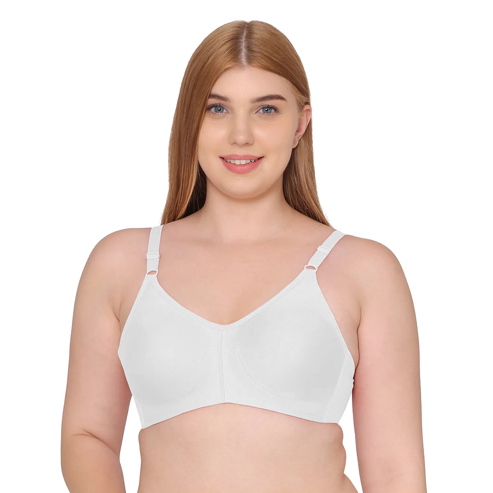 Souminie SEAMLESS Double Layered Non-Wired Full Coverage Bra - 100