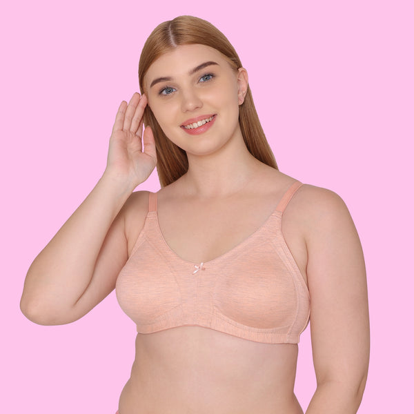 Tweens Minimizer Bra - Double Layered, Non-Wired, Full Coverage, Cotton Rich
